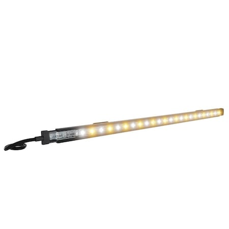 Abrams Mustang 2X - 26" Rocker Panel 24 LED Running Light - Amber/White Mustang-2X-AW
